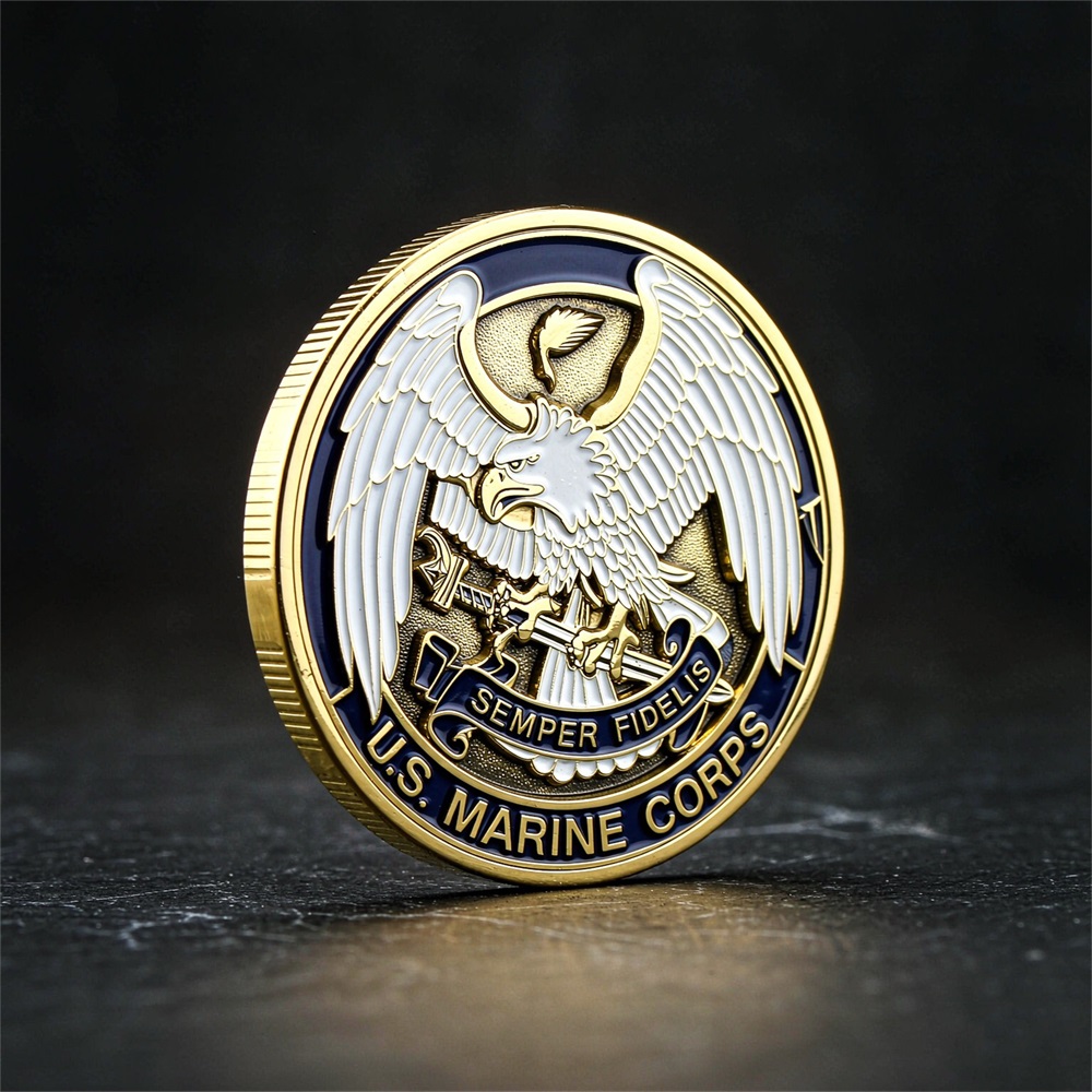 Premium Plated Soft Enamel Challenge Coin Manufacturer | Big Tang